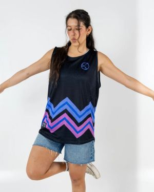 Unisex Electric Pulse Wave Mesh Jersey