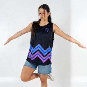 Unisex Electric Pulse Wave Mesh Jersey