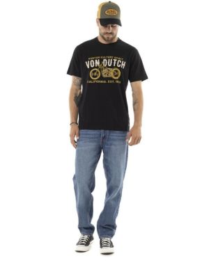VON DUTCH T-Shirt TEE JERSEY 180 REGULAR PRINT