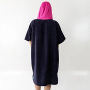 Unisex Fried Waves Blue Poncho