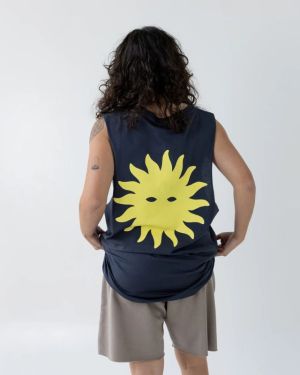 Unisex Sunny Anthracite Tank