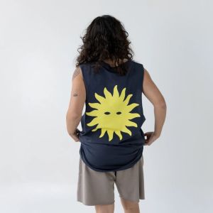 Unisex Sunny Anthracite Tank