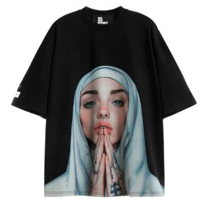 Mod Wave Movement MWM Faces Print Unisex T-Shirt – Μαύρο