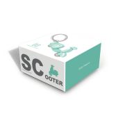 META[L]MORPHOSE – SCOOTER TURQUOISE KEYRING