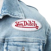 VON DUTCH DENIM ΜΠΟΥΦΑΝ VESTE DENIMAVEC PATCHES – DENIM