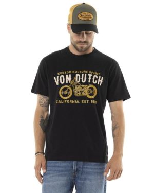 VON DUTCH T-Shirt TEE JERSEY 180 REGULAR PRINT
