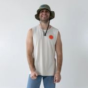 Unisex Follow The Sun Desert White Tank