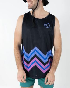 Unisex Electric Pulse Wave Mesh Jersey