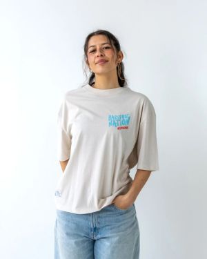Barefoot Revolution Desert White Oversized Tee