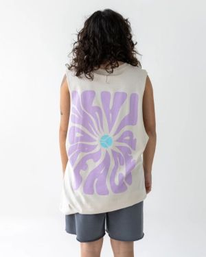 Unisex Tripmore Desert White Tank