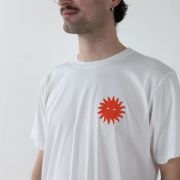 Unisex Follow The Sun Off-White Tee