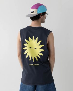 Unisex Sunny Anthracite Tank