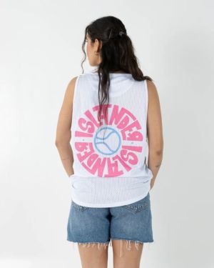 Unisex Nuovo Islander White Mesh Jersey