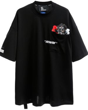 Mod Wave Movement T-shirt Black