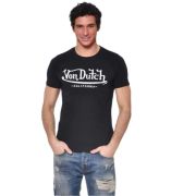VON DUTCH T-Shirt ανδρικό CARRYOVER LIFE BIO SLIM FIT – Μαύρο