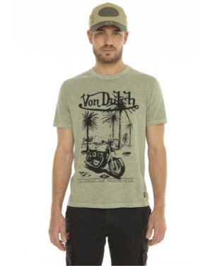 VON DUTCH T-Shirt ΧΑΚΙ