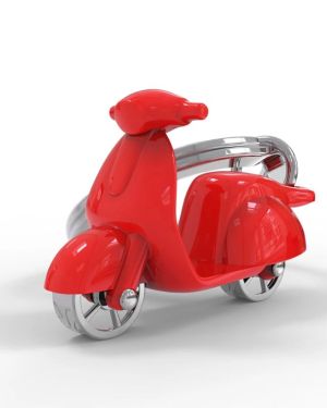META[L]MORPHOSE – SCOOTER RED KEYCHAIN
