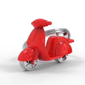 META[L]MORPHOSE – SCOOTER RED KEYCHAIN
