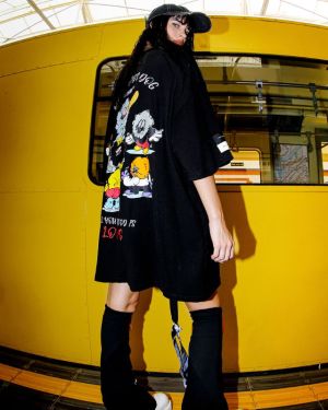 Mod Wave Movement T-shirt Black