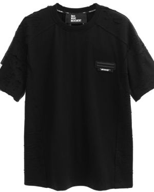 MWM Unisex Textured T-Shirt Black