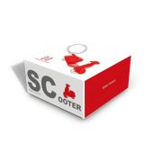 META[L]MORPHOSE – SCOOTER RED KEYCHAIN