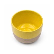 Saλty Kiss Χειροποίητη Κούπα μονού καπουτσίνο 180ml Κίτρινο