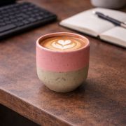 Saλty Kiss Χειροποίητη κούπα mug 300ml σομόν