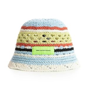 MOD WAVE MOVEMENT Καπέλο MWM Wicker Striped Bucket Hat – GREEN