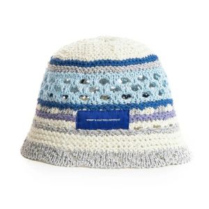MOD WAVE MOVEMENT Καπέλο MWM Wicker Striped Bucket Hat – BLUE