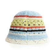 MOD WAVE MOVEMENT Καπέλα MWM Wicker Striped Bucket Hat – GREEN