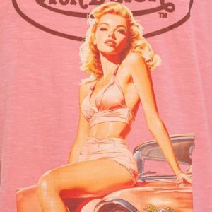 Von Dutch Girls Graphic Ανδρικό Tee – Ροζ