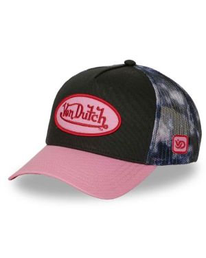 Von Dutch Trucker Cap Μαύρο/Ροζ