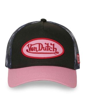 Von Dutch Trucker Cap Μαύρο/Ροζ