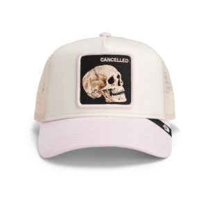 Καπέλο Jockey Cancelled Skull Κρανίο Ιβουάρ Goorin Bros